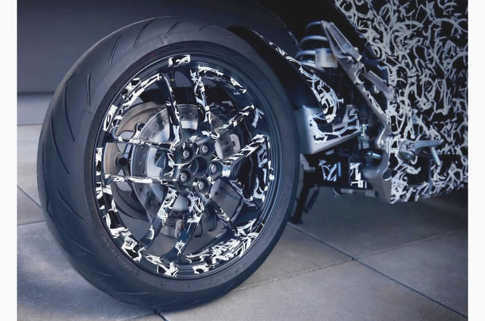 Honda Electric bike single sided swingarm